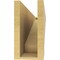Ekena Millwork 5"W x 30"D x 10"H Thin Burlington Rough Cedar Woodgrain TimberThane Corbel, Primed Tan CORUR05X30X10BURRCPR - alternate 4